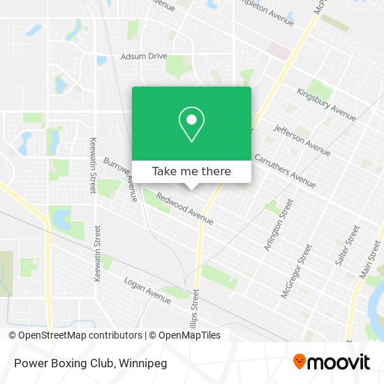 Power Boxing Club map