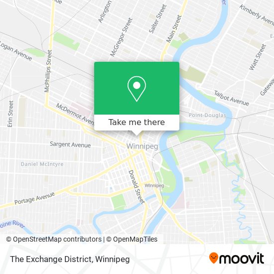 The Exchange District map