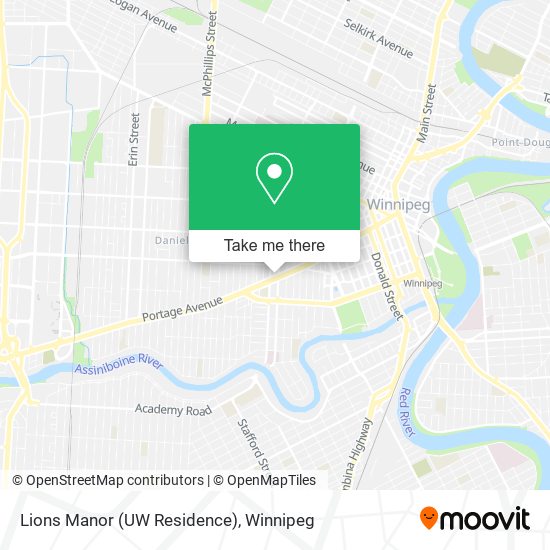 Lions Manor (UW Residence) map