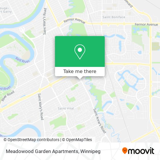 Meadowood Garden Apartments map