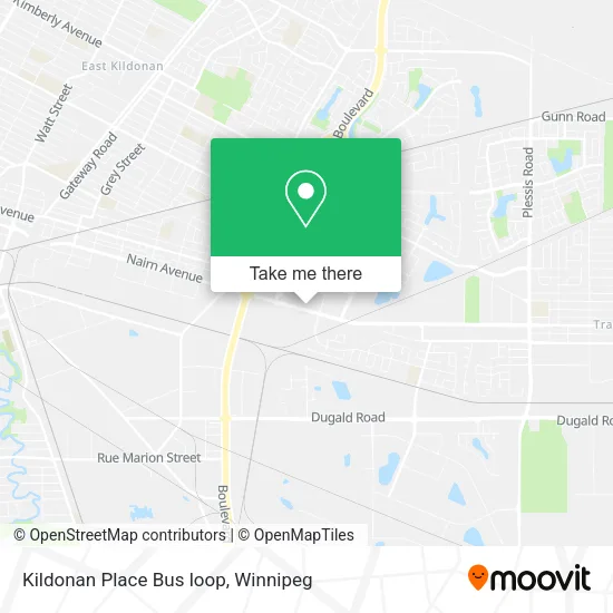Kildonan Place Bus loop plan