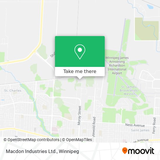 Macdon Industries Ltd. map