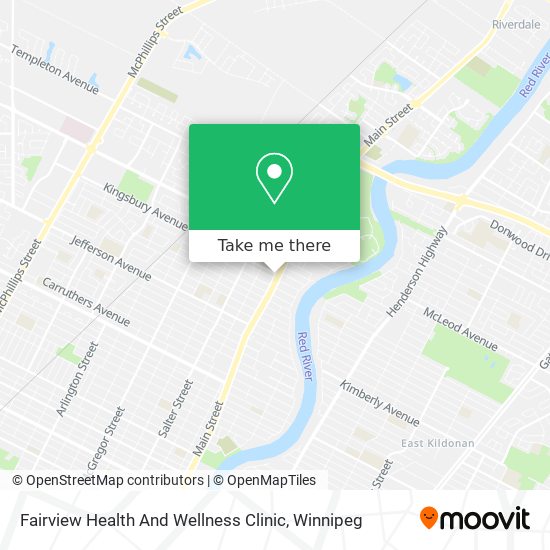 Fairview Health And Wellness Clinic map