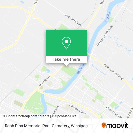 Rosh Pina Memorial Park Cemetery map