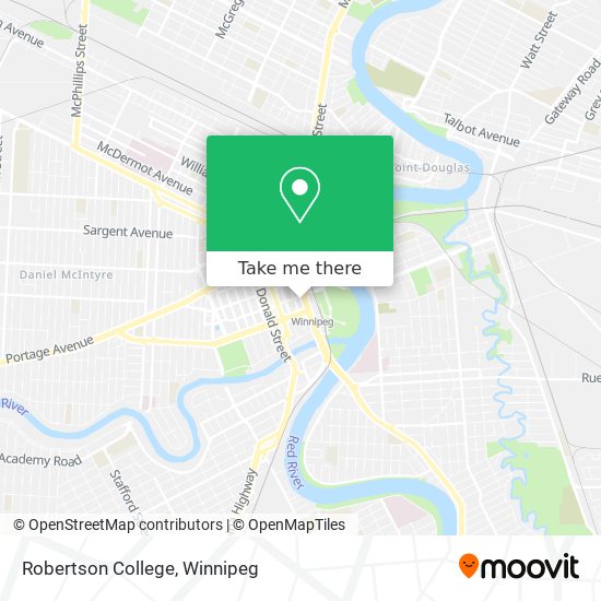 Robertson College map