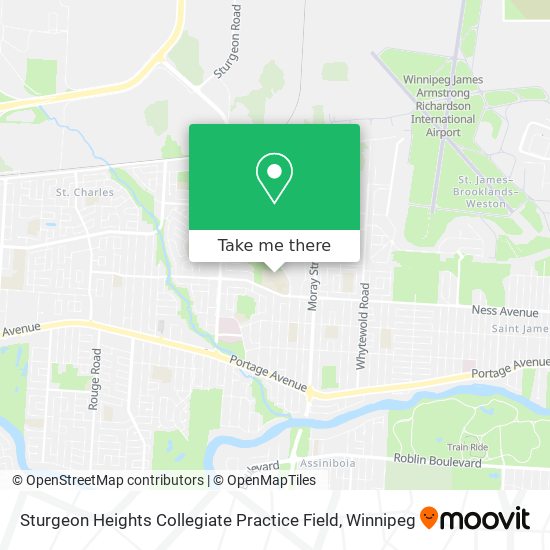 Sturgeon Heights Collegiate Practice Field map