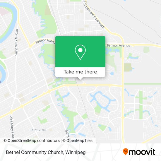 Bethel Community Church map