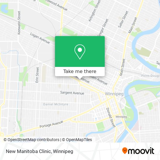 New Manitoba Clinic map