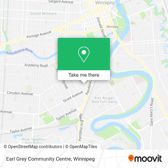 Earl Grey Community Centre map