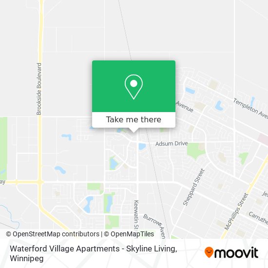 Waterford Village Apartments - Skyline Living plan