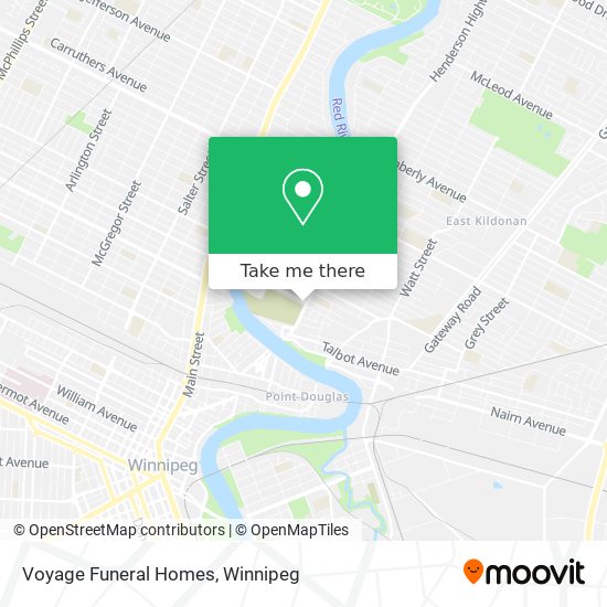 Voyage Funeral Homes map