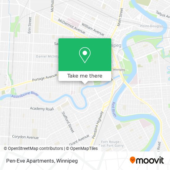 Pen-Eve Apartments map