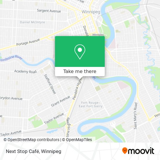 Next Stop Café map