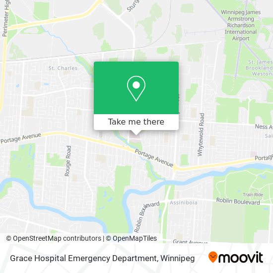 Grace Hospital Emergency Department map