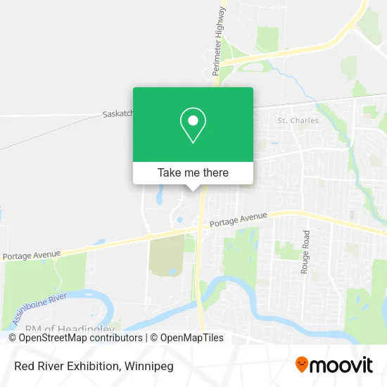 Red River Exhibition map