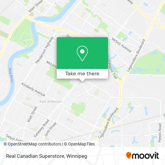 Real Canadian Superstore map