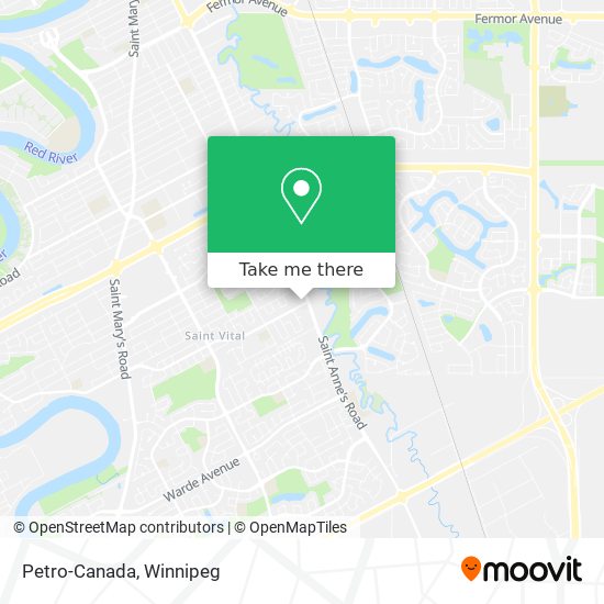 Petro-Canada map