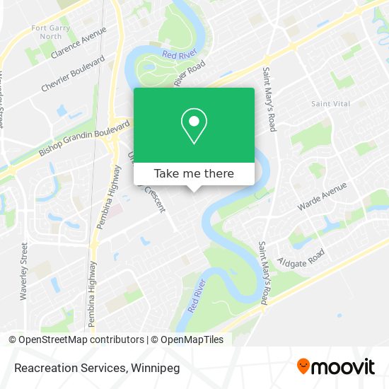 Reacreation Services map