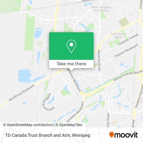 TD Canada Trust Branch and Atm plan