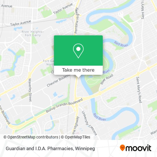 Guardian and I.D.A. Pharmacies map