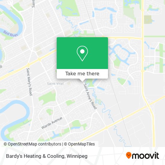 Bardy's Heating & Cooling map