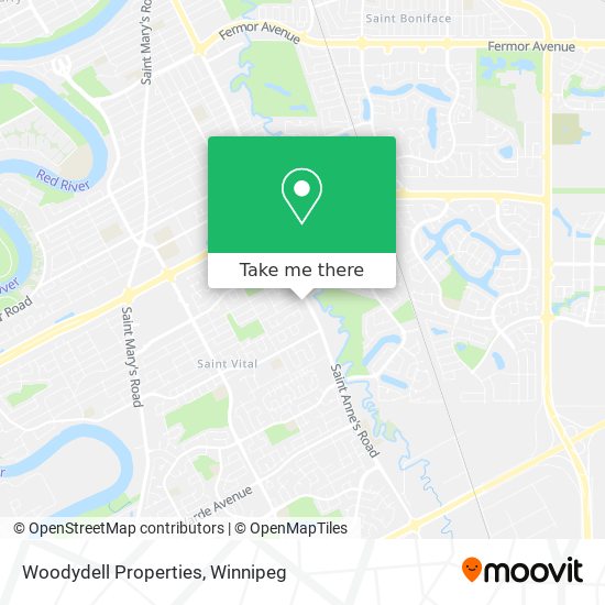 Woodydell Properties map