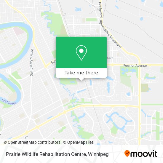 Prairie Wildlife Rehabilitation Centre map