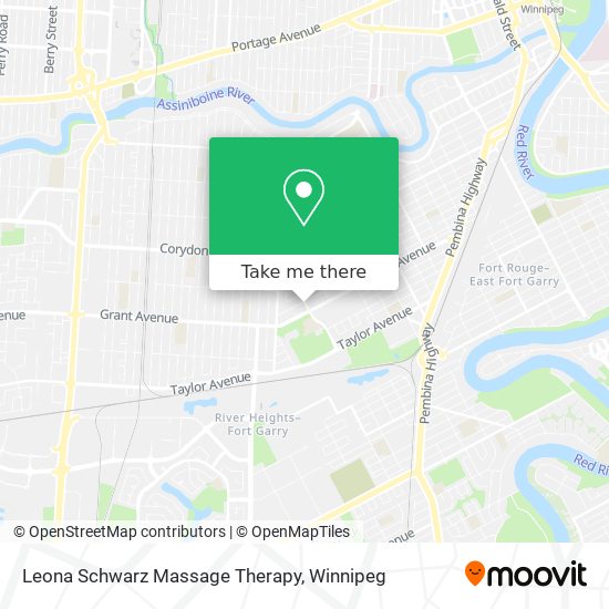 Leona Schwarz Massage Therapy map