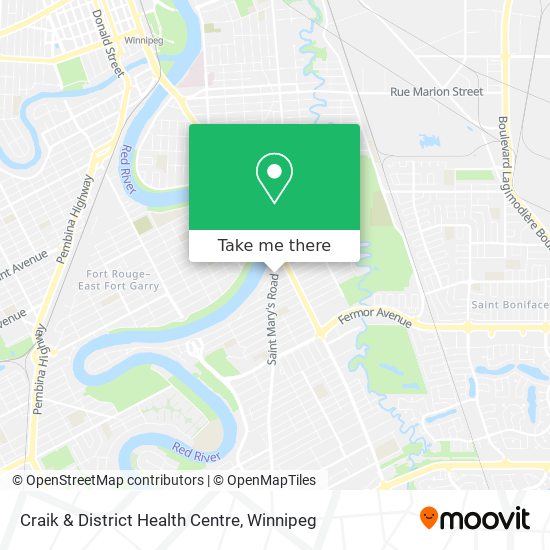 Craik & District Health Centre map