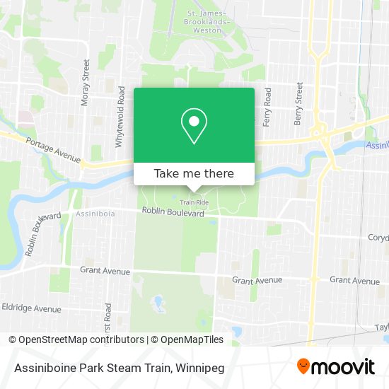 Assiniboine Park Steam Train plan