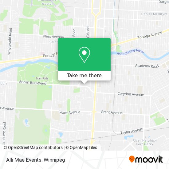 Alli Mae Events map