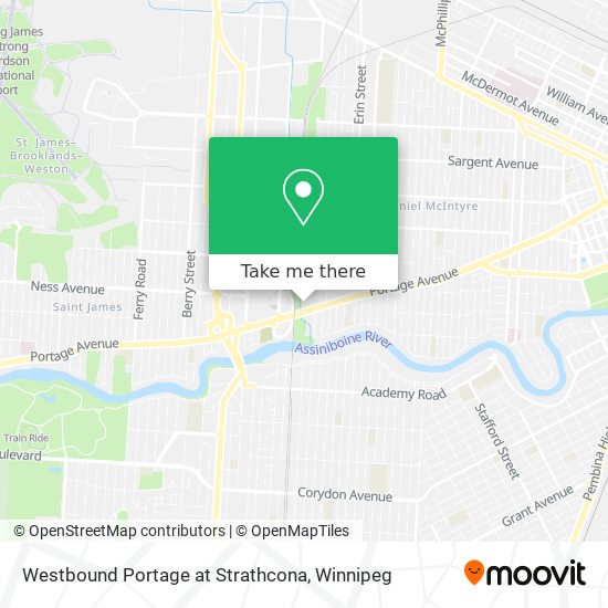 Westbound Portage at Strathcona plan