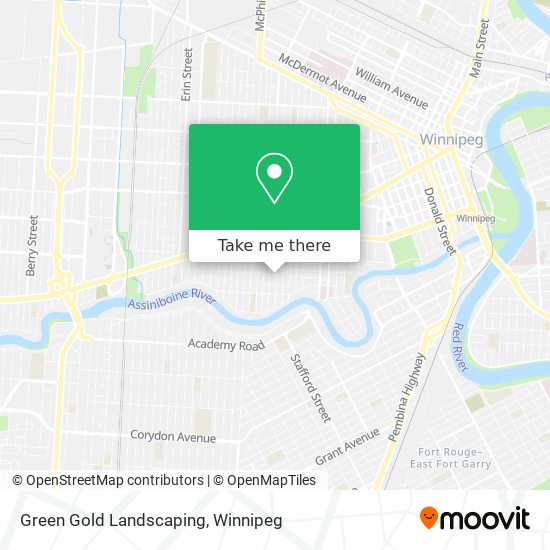 Green Gold Landscaping map