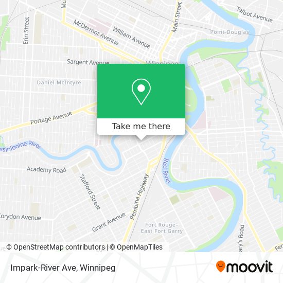 Impark-River Ave map