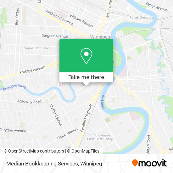 Median Bookkeeping Services map