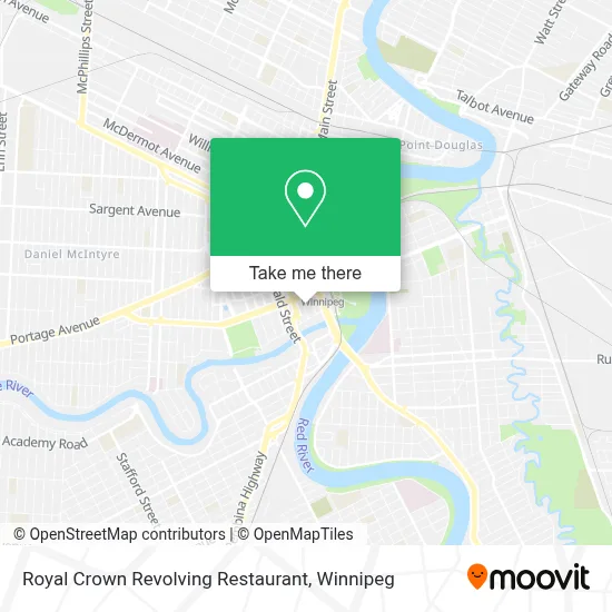 Royal Crown Revolving Restaurant map