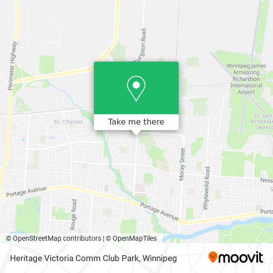 Heritage Victoria Comm Club Park map