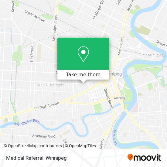 Medical Referral map