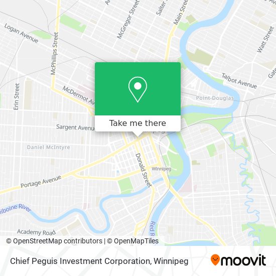 Chief Peguis Investment Corporation map