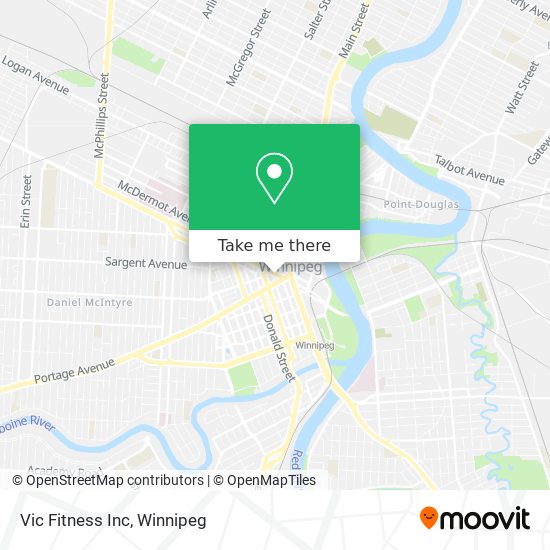 Vic Fitness Inc map