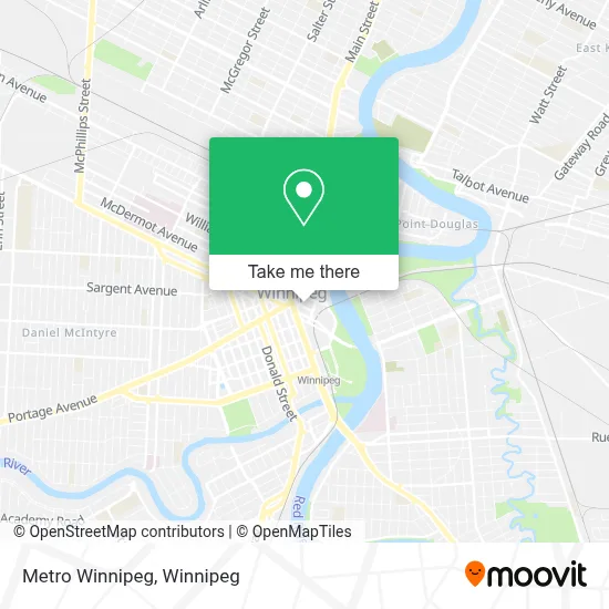 Metro Winnipeg map