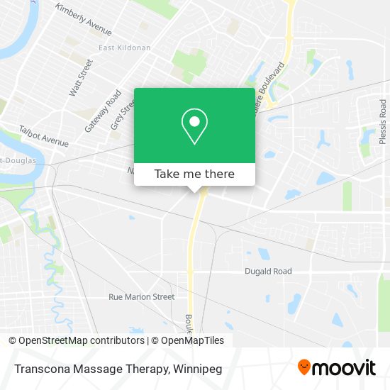Transcona Massage Therapy map