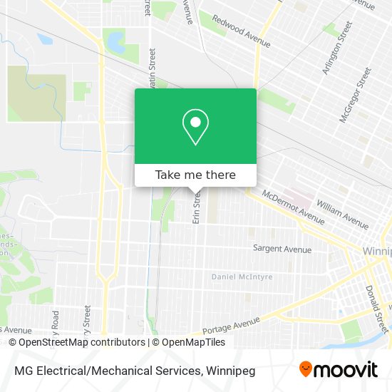 MG Electrical / Mechanical Services map