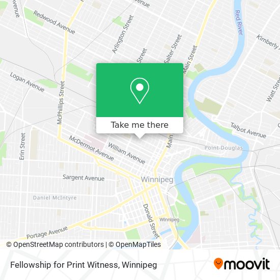 Fellowship for Print Witness map