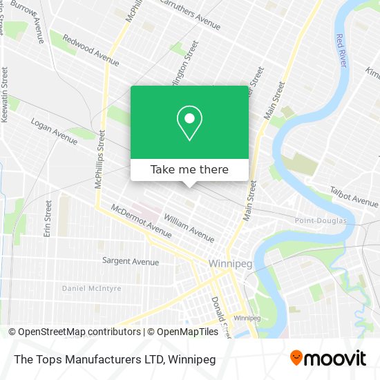 The Tops Manufacturers LTD map