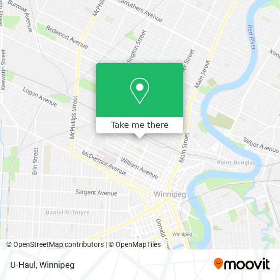 U-Haul map