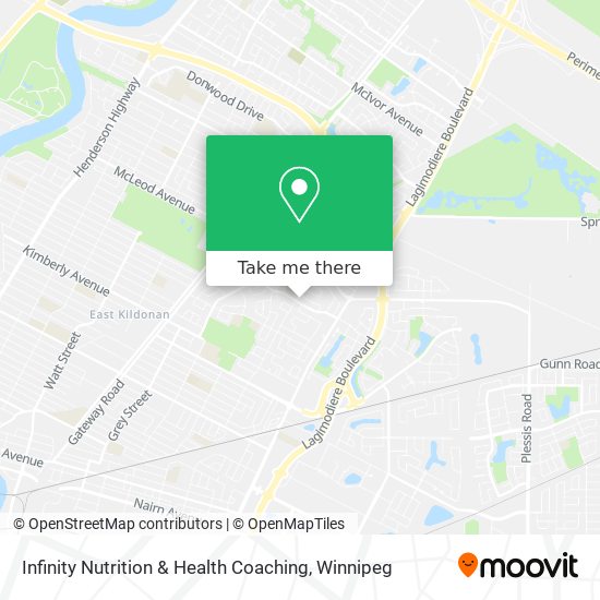 Infinity Nutrition & Health Coaching map