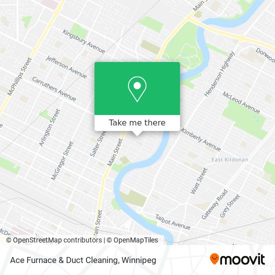 Ace Furnace & Duct Cleaning map