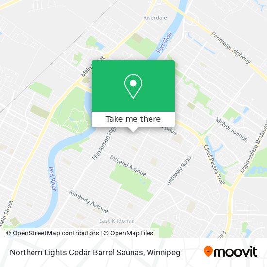 Northern Lights Cedar Barrel Saunas map