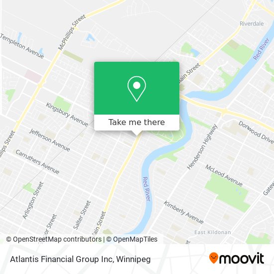 Atlantis Financial Group Inc map